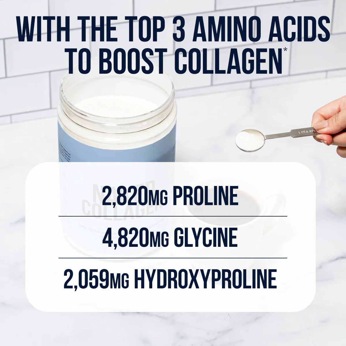 Collagen Peptides with Hyaluronic Acid | Naked Collagen Advanced - 1.3 LB - Image 5