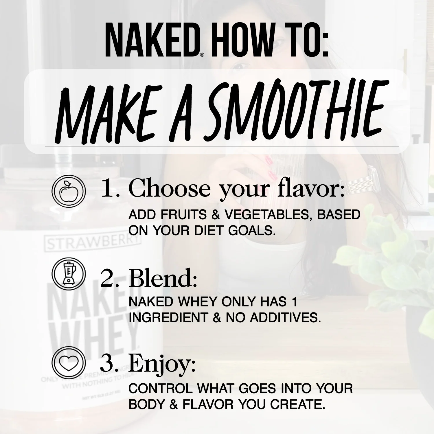 Vanilla Whey Protein Powder 1lb | Naked Vanilla Whey - 1LB - Image 7